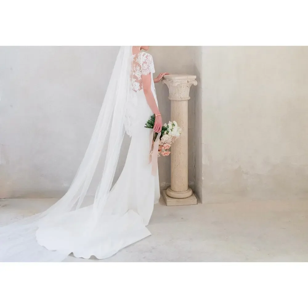 Made with Love Bridal - Georgie V2 Crepe Wedding Dress / Size AU 6 - Picture 5 of 11